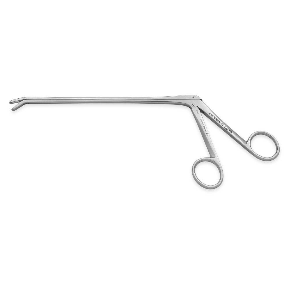 Bandscheiben-Rongeur (nach unten abgewinkelt) erhältlich bei Mercian Surgical